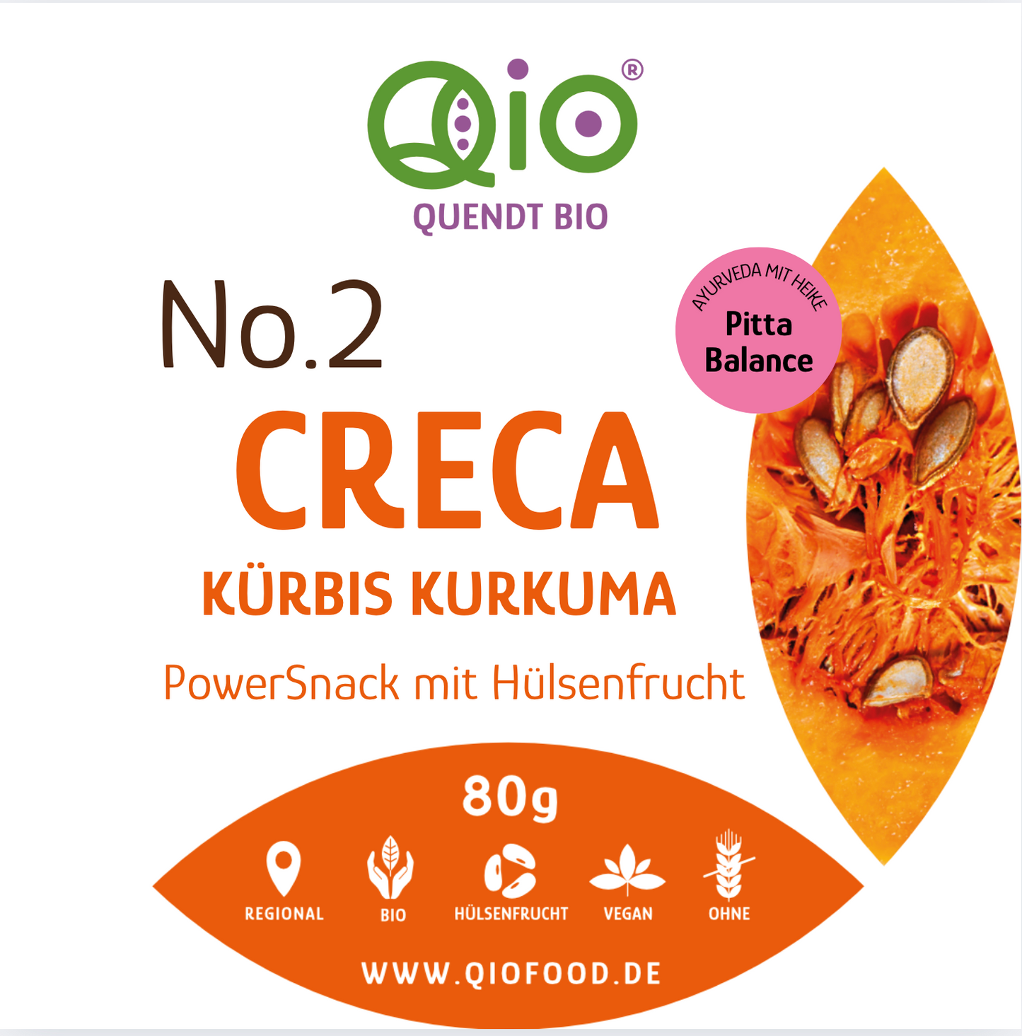 No.2 CRECA Kürbis Kurkuma 80g