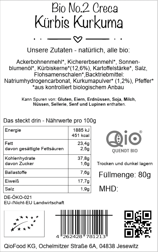 Qio-Etikett_No.2_CRECA_Kürbis-Kurkuma
